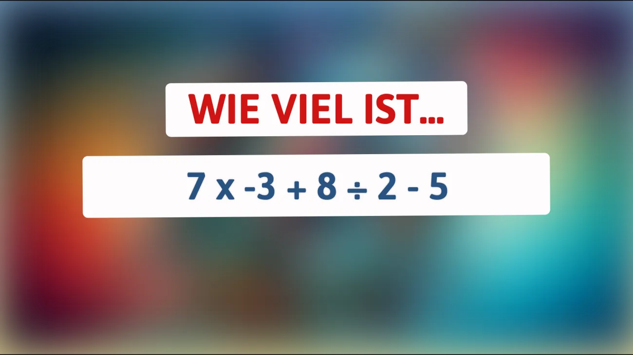 Dieses knifflige Rätsel kann nur von den Schlauesten geknackt werden: Kannst du die Lösung herausfinden?"