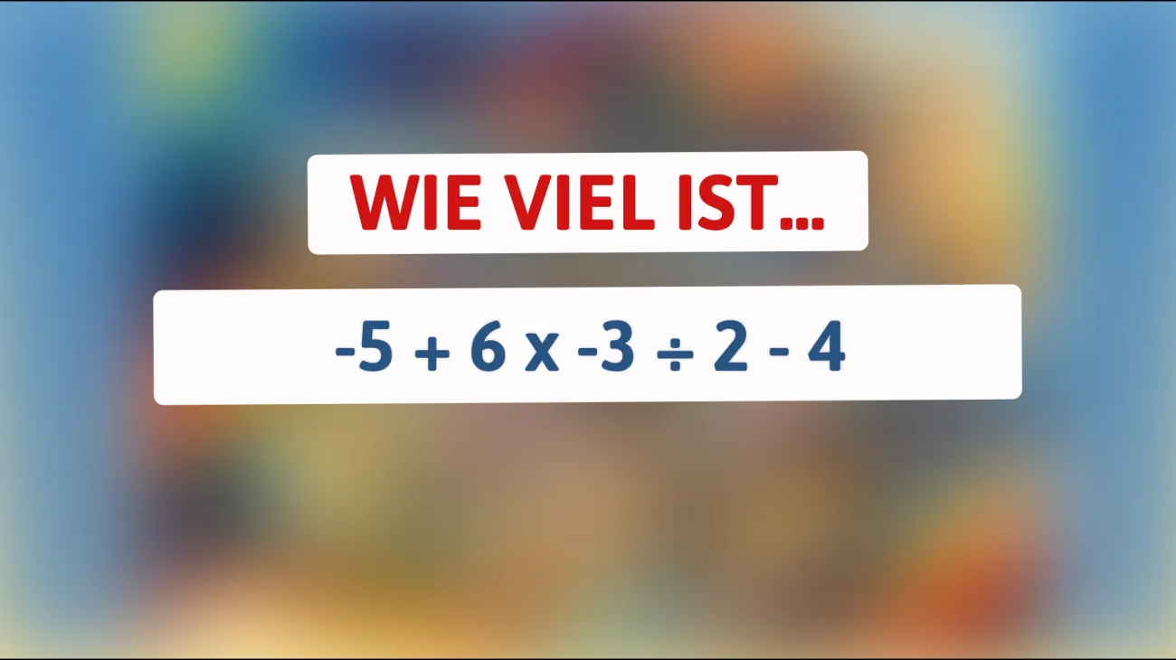 Hast du das Zeug dazu, dieses mathematische Rätsel für Genies zu lösen? Probier es jetzt und überrasche dich selbst!"
