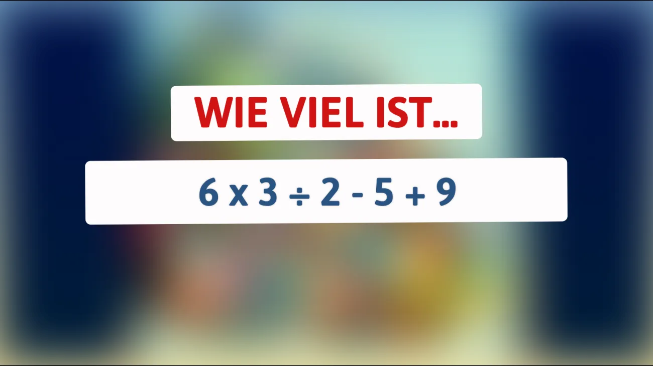 Nur 1 von 1000 kann die richtige Antwort auf diese einfache Mathematikfrage finden: Schlägst du das Rätsel?"