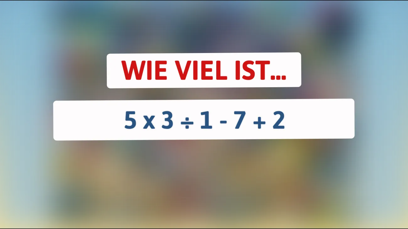Nur Genies können diese knifflige Gleichung richtig lösen: Bist du schlau genug?"