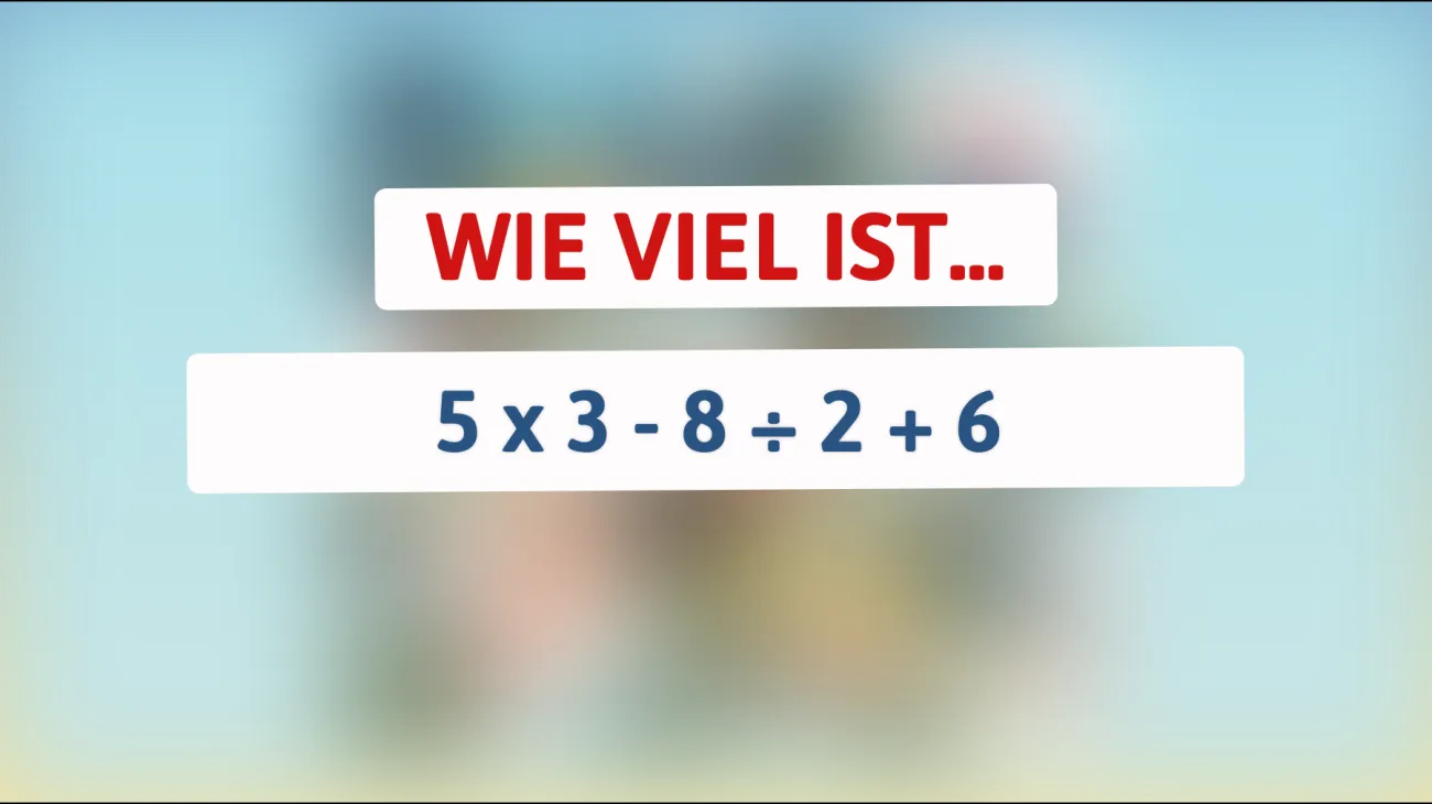 Nur außergewöhnlich schlaue Köpfe können diese Mathe-Herausforderung knacken: Bist du einer von ihnen?"